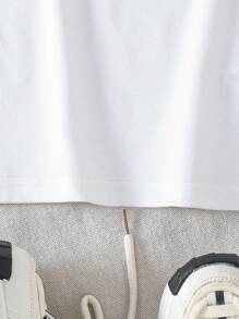 GraphicGems Tween Girl Malibu California 椰子树图案圆领背心 - 白色 - 查看 4