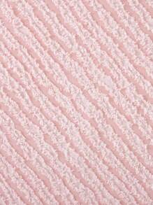 Robe courte à manches courtes rose avec sac assorti, élégante, douce et mignonne, pour bébé fille, été - Rose bonbon - Voir 4