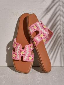 SHUZIA Women's Flat Sandals Summer Shoes Spring Shoes Spring Break Easter Vacation Shoes Casual Shoes Beach Shoes