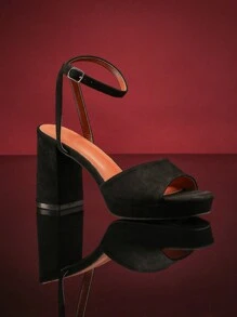 SHUZIA Pointed Toe Platform Chunky Heel Dress Shoes Spring Shoes Spring Break Easter