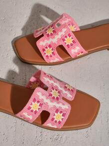 SHUZIA Women's Flat Sandals Summer Shoes Spring Shoes Spring Break Easter Vacation Shoes Casual Shoes Beach Shoes