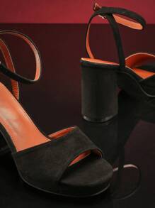 SHUZIA Pointed Toe Platform Chunky Heel Dress Shoes Spring Shoes Spring Break Easter