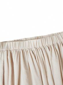 SHEIN LUNE 大码休闲百搭纯色半身裙