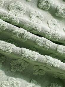 SHEIN VCAY 女士纯色提花吊带连体泳衣