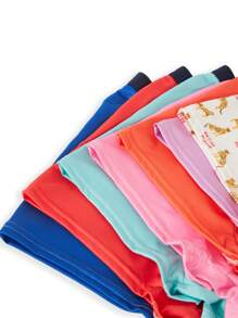 7 件装牛奶丝条纹休闲腰带，适合青少年男孩内裤 - 彩色 - 查看 3