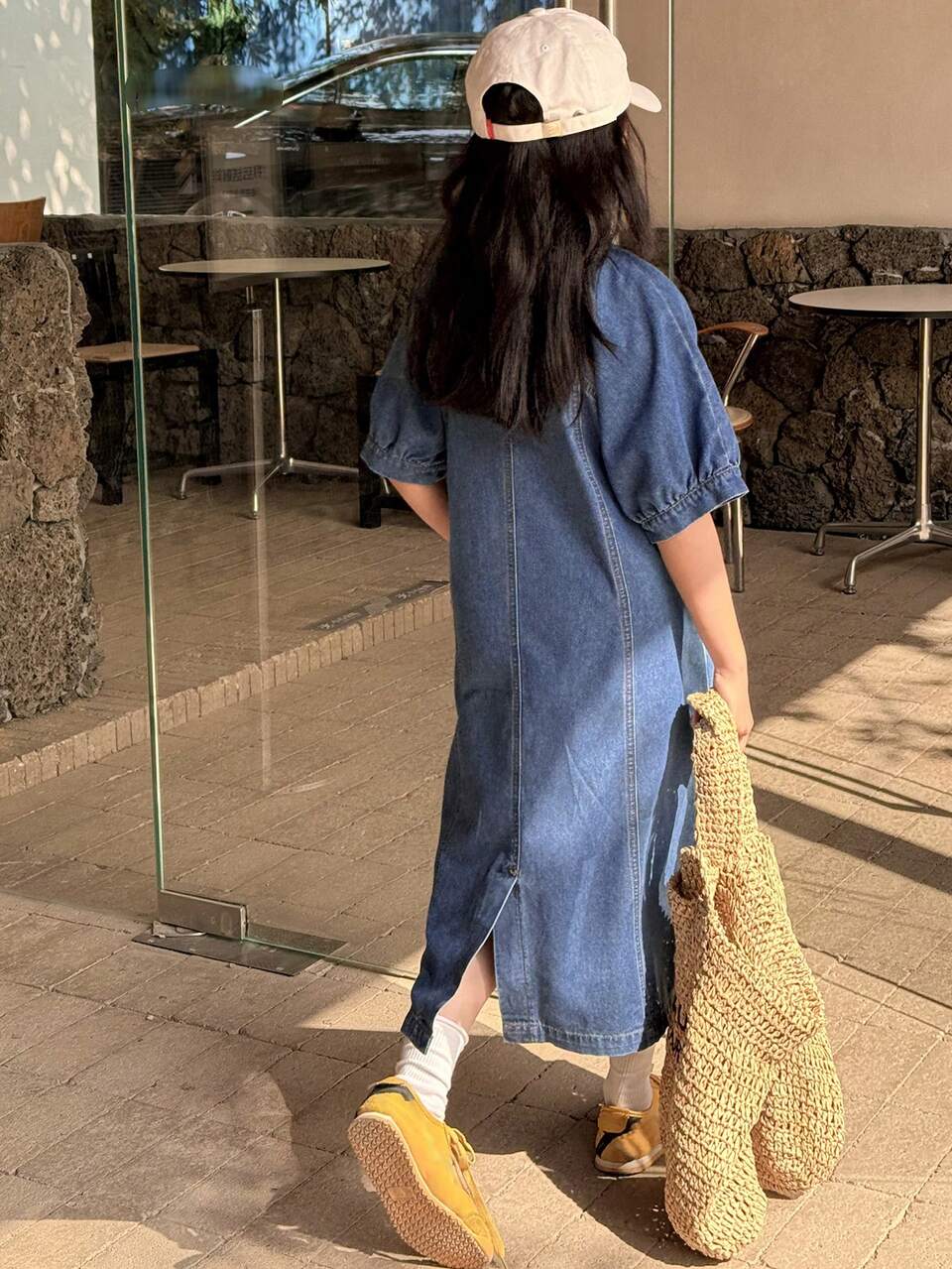 Tween Girl Casual Denim Dress,Girls Summer Outfits,Back To School Clothes