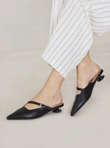 MOTF PREMIUM POINTED TOE HIGH HEEL PUMPS, FOR VALENTINE'S DAY - Black - View 3