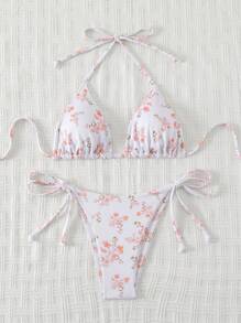 Swim Mod Springbreak Women's Swimsuit Set, Random Printed Design - Multicolor - View 3