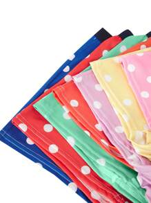 7pcs Pack Milk Silk Striped Casual Woven Waistbands For Teen Boy - Multicolor - View 4