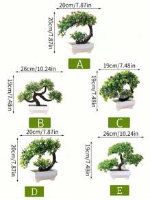 Faux Plants Decor Home Accents