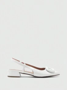 CUCCOO BIZCHIC Women's Flat Slip-On Casual Shoes, Practical & Versatile For Christmas - White - View 9