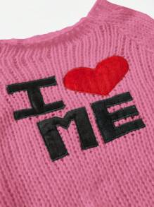 Forever 21 Suéter lindo de punto para el Día de San Valentín en rosa - Rosa - Ver 6
