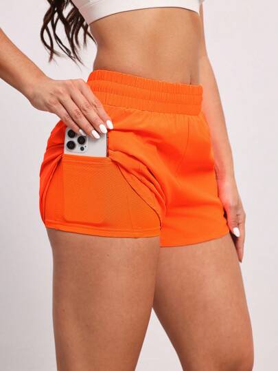 Powerista 舒适夏季防擦伤休闲运动短裤慢跑短裤毛衣短裤