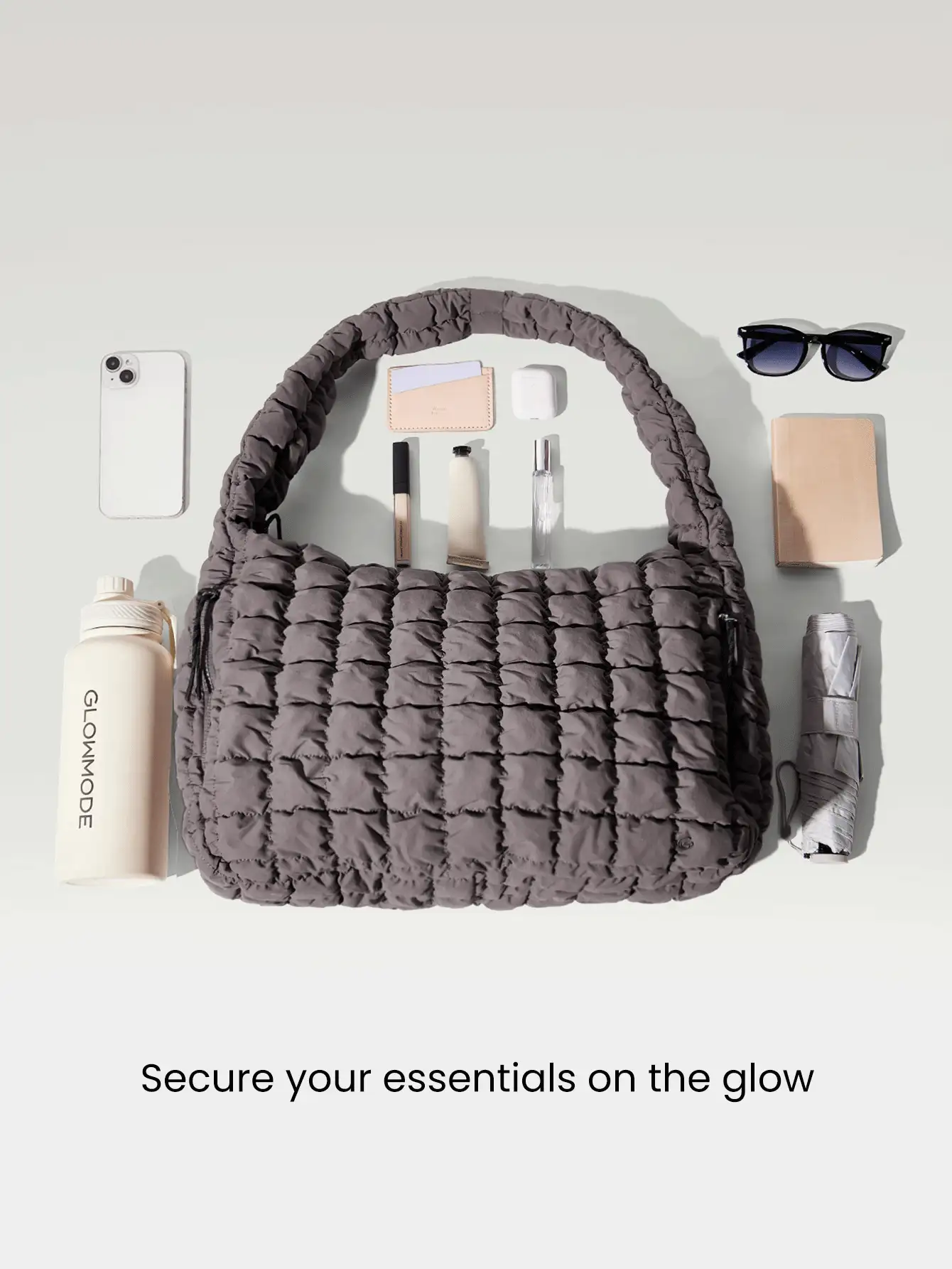 GLOWMODE Bolso de hombro acolchado resistente al agua