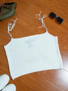 INAWLY Plus Size Wine Glass Print Casual Tank Top, Minimalist Fashion For Party & Daily Wear - Beige - View 4