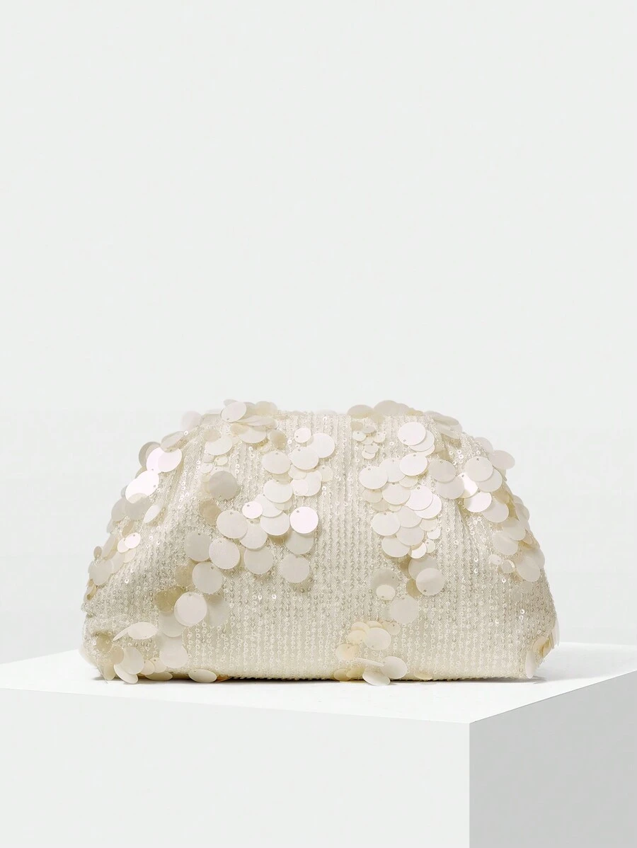 MOTF PREMIUM 女士时尚亮片手拿包，优雅、奢华的女士包，完美搭配女士舞会礼服、舞会配饰、闪亮优雅的女士包，派对舞会包