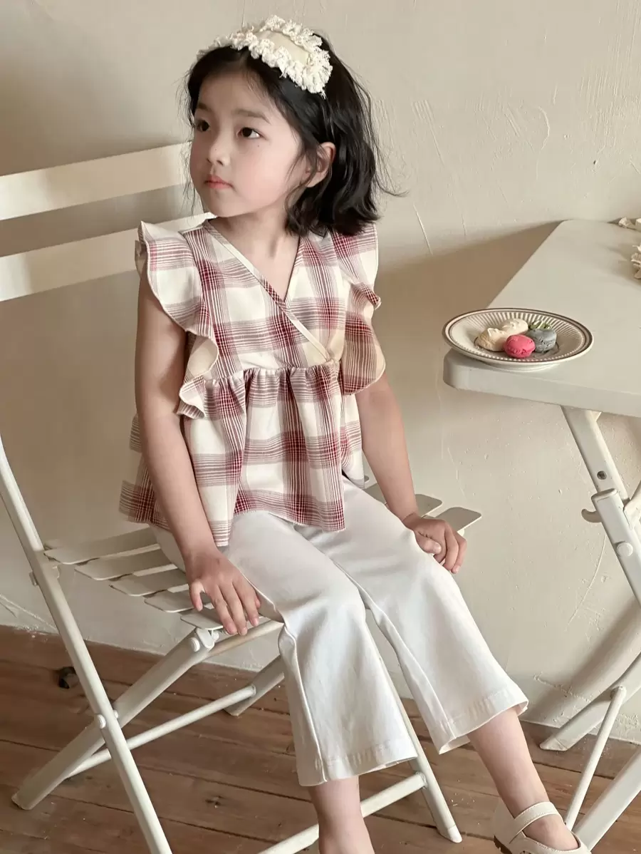 DAZY 女童两件套秋季服装 - 白色 - 查看 1