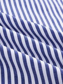 SOLERSUN 大码夏季条纹印花纽扣前不对称下摆衬衫和阔腿裤套装，秋季服装，优雅，日常通勤旅行休闲两件套