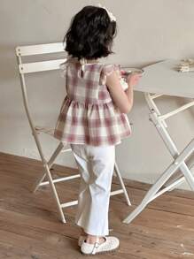 DAZY 女童两件套秋季服装 - 白色 - 查看 6