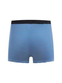 7pcs Milky Silk Striped Casual Waistband Underwear For Teenage Boys
