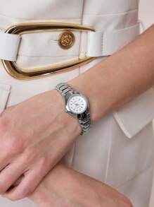 MOTF PREMIUM RELOJ MINIMALISTA DE MUJER COLOR PLATA Y BLANCO - Plateado - Ver 6