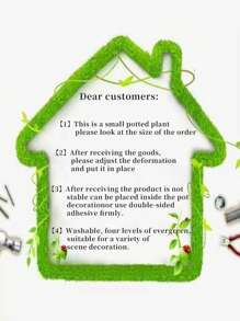 Faux Plants Decor Home Accents