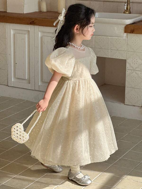 DAZY Herbstkleid für Kleine Mädchen
