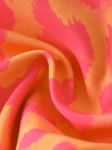 SHEIN Swim 2025 Spring Break Women Summer Beach Vacation Random Floral Print Bikini Set - Multicolor - View 6