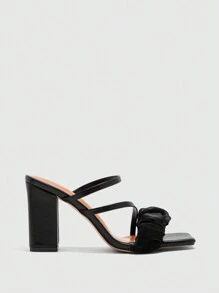 CUCCOO BIZCHIC 女士时尚性感高跟凉鞋，适合派对/场合 - 黑色 - 查看 6