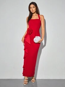 SHEIN BAE Women's Lace Elegant Evening Clutch Bag, Suitable For Dating, Valentine's Day - Silver - View 6