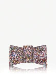 SHEIN SXY Ladies, Women Evening Bags, Clutchs, Crossbody Bags, Fashionable, Elegant, Simple, Personalized, Versatile, Classic, Colorful Pearls, Bowknot, For Cocktail Party, Party, Prom, Club, Date, Birthday, Evening, Date Nigh, Ball, Afternoon Tea, Valentine's Day - Multicolor - View 5