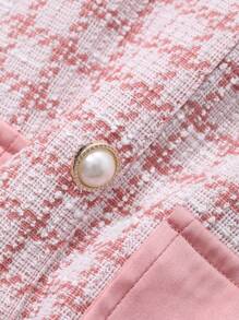 DAZY Plaid Fitted Sleeveless Bodycon Mini Dress Suitable For Date Night, Wedding