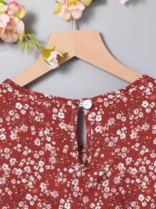 SHEIN Vestido minimalista informal de uso diario para niñas preadolescentes
