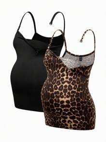 SHEIN 孕妇及哺乳 休闲简约时尚 日常穿着 - 彩色 - 查看 12