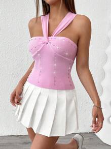 Chiquease Women's Knit Sweater, Casual And Fashionable For Everyday Wear - Pink - View 6