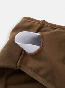 2pcs/Set Teenager Girls' Fashionable Halter Neck Camisoles, Grey + Brown