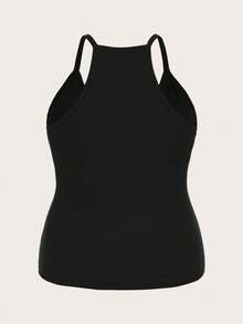 SHEIN Slayr 3pcs/Set Casual Versatile Solid Color Slim Fit Plus Size Camisole Set, Summer Camisole For Women 3 Pack Tops Woman Tank Top For Women Crop Top For Women Body Tops For Ladies - Multicolor - View 7