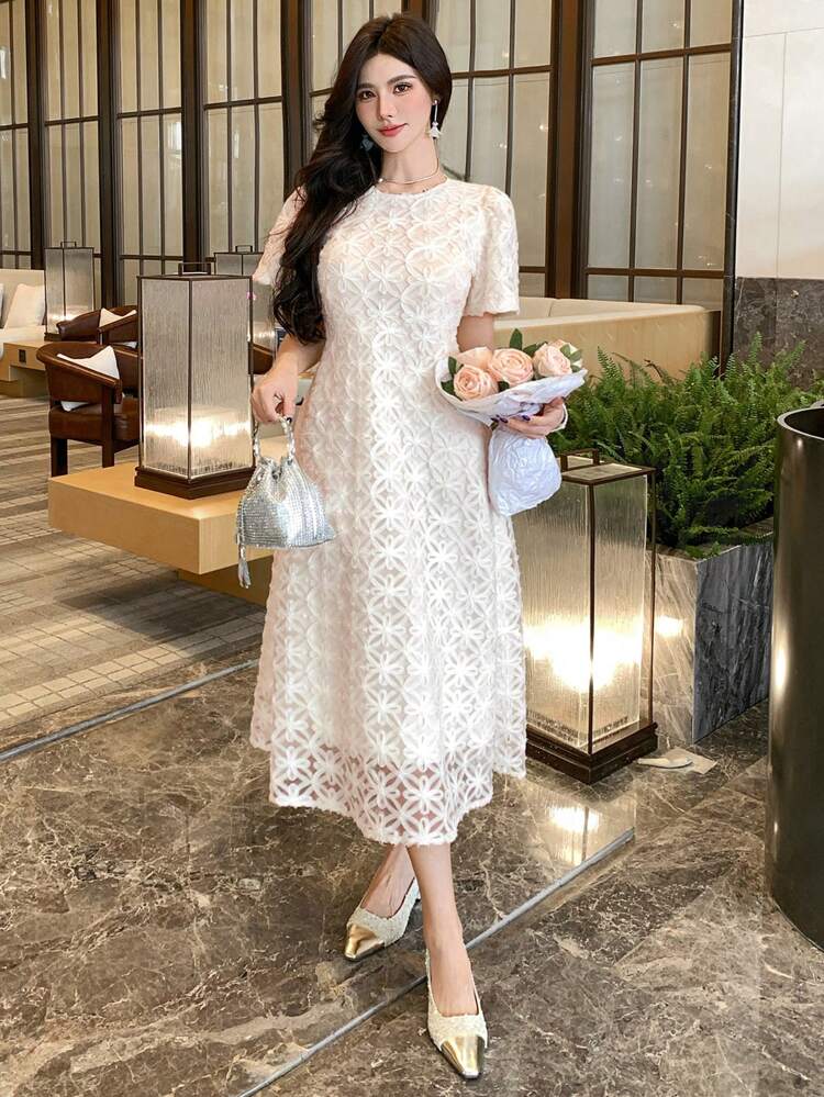 Women Mid-Length Casual Dress, Stylish And Minimalist For Daily Wear Summer
