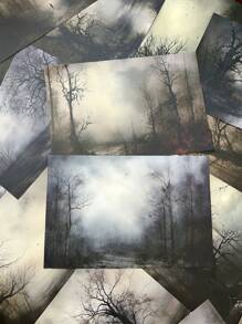 1pack 20 Sheets Exotic Wild Vintage Style Scrapbook Paper, Collage Material, Diy Decoration Background Paper, Personalized Scrapbook Notebook Stationery Supplies For Festival Gift Wrapping