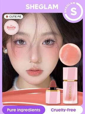 SHEGLAM Color Bloom Liquid Blush-Cutie Pie Liquid Blush Liquid Waterproof Long Lasting High Pigment Non-Fading Natural Lasting Glow Lightweight Face Makeup Graduation Birthday Holiday Summer Fall Autumn Y2K Fancy Fashion Women Makeup Cosmetic Party Beach Travel Camping Outdoors School Campus Trip Festivals Decor Gift Present Rose Girl Cosplay Best Color Charm Vibe
