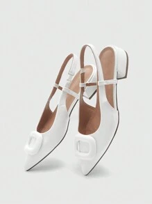 CUCCOO BIZCHIC Women's Flat Slip-On Casual Shoes, Practical & Versatile For Christmas - White - View 6