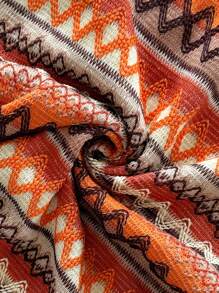 Soleia Women Casual Wave Striped Square Neck Slip Dress Spring Summer Outfits For Women Boho Beach West Music Festival Holiday Date Night Afternoon Tea - Multicolor - View 5