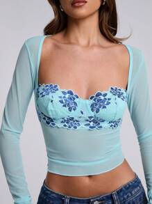 SHEIN BAE Top tipo corsé con estampado de leopardo sexy, atuendo para concierto country, atuendo para mujer de concierto, ropa bohemia para mujer, ropa navideña, ropa para fiesta de Navidad