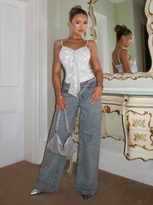 Glamine Glamine Women's Sequin Elegant Tank Top For Party And Dating - Sparkly Tops, Valentine's Day