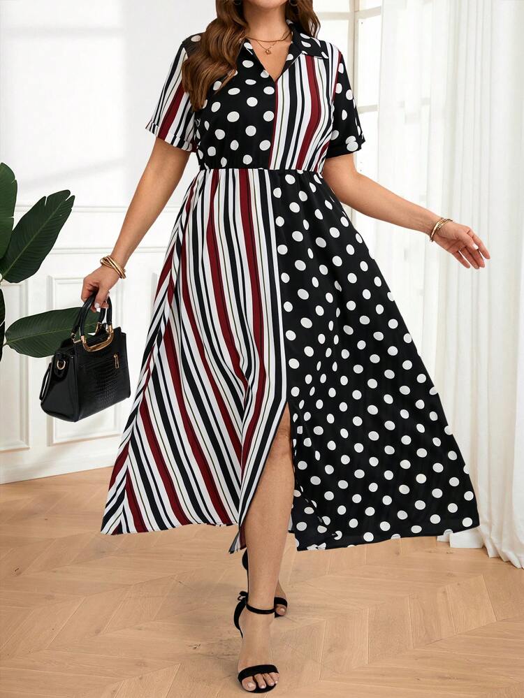 Plus Size Casual Minimalist Everyday Dress Suitable For Summer,Country Clothes Women,Summer Outfits For Women,Western Wear Women