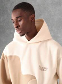 SUMWON Hochwertige Sweatsuit Zweiteiler, Oversized Fleece-Hoodie, Baggy-Shorts, Loungewear, Streetwear, Athletisch, Lässig, Bequem, Winter, Herbst, Trainingsset