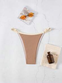 Swim EVENT 1pc Women Plain Color Casual Vacation/Beach Bikini Swimwear For Summer