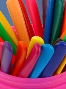 12/24/36/48 Colors Crayons,Unique Non-Stick Waterproof Washable Triangle Crayons With Storage Box,Christmas/Halloween/,Crayons,Crayon,Kids Crayons,Back To School,School Supplies - Sets - View 7