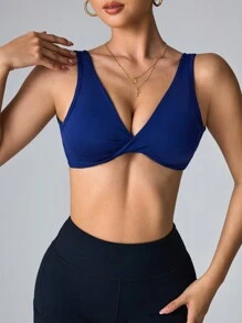 Easithlete Reggiseno sportivo sexy con schiena attorcigliata per donne