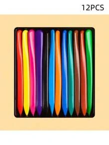 12/24/36/48 Colors Crayons,Unique Non-Stick Waterproof Washable Triangle Crayons With Storage Box,Christmas/Halloween/,Crayons,Crayon,Kids Crayons,Back To School,School Supplies - Sets - View 11